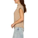 Women's Democracy Mix Media Mock Neck Pullover Sweater - Thumbnail 2 of 4