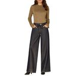 Women's Democracy Bell Sleeve Printed Mock Neck Pullover Sweater - Thumbnail 4 of 4