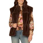 Women's Democracy Zip Front Woven Vest - Thumbnail 1 of 4