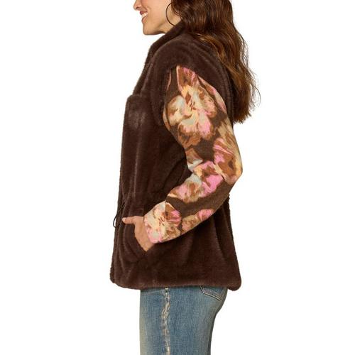 Women's Democracy Zip Front Woven Vest - Primary Image