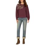 Women's Democracy Abstract Beaded Embroidery Long Sleeve Shirt - Thumbnail 4 of 4