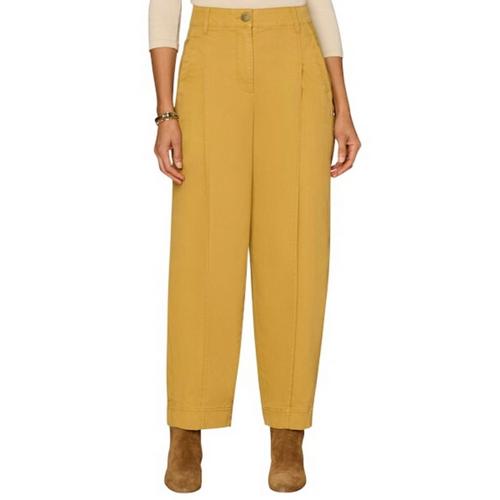 Women's Democracy "Ab"solution Ultra Skyrise Relaxed Barrel Leg Pleated Trouser Pants - Primary Image