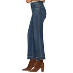 Women's Democracy "Ab"solution Double Layer Fray Hem Kick Flare Jeans - Thumbnail 2 of 3