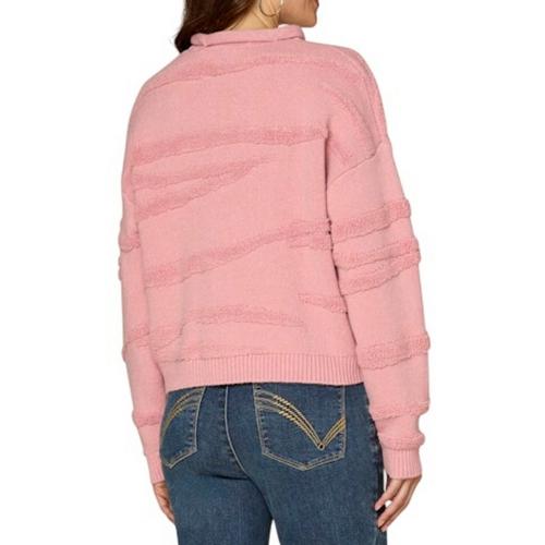 Women's Democracy Wavy Stripe Jacquard Pullover Sweater - Primary Image