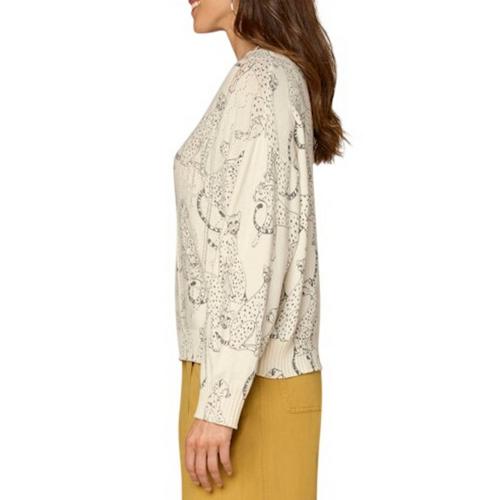 Women's Democracy Printed Pullover Sweater - Primary Image