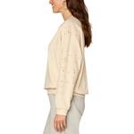 Women's Democracy Die Cut Embroidered Notch Neck Pullover Sweater - Thumbnail 2 of 3