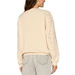 Women's Democracy Die Cut Embroidered Notch Neck Pullover Sweater - Thumbnail 3 of 3