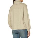 Women's Democracy Mix Media Knit Long Sleeve Cowl Neck Shirt - Thumbnail 3 of 3