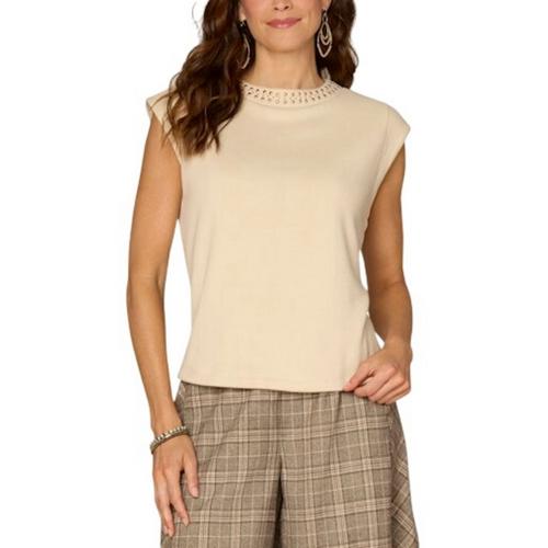 Women's Democracy Stud Detail Pullover Sweater - Primary Image