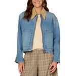Women's Democracy Back Pleat Denim Jacket - Thumbnail 1 of 3