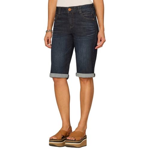 Women's Democracy "Ab"solution Bermuda Jean Shorts - Primary Image