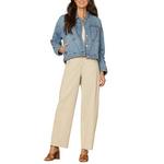 Women's Democracy Oversized Barrel Sleeve Denim Jacket - Thumbnail 4 of 4