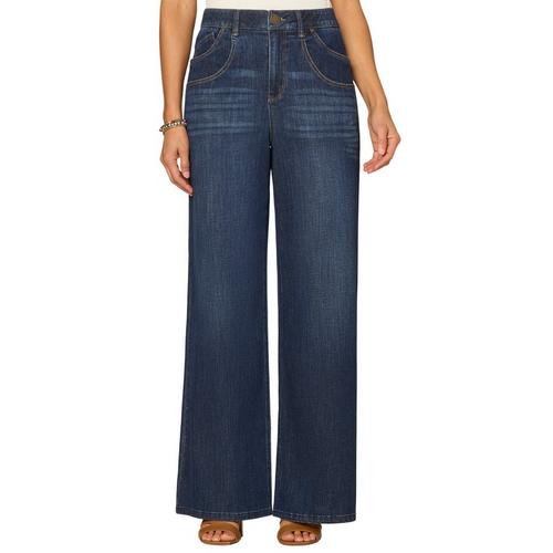 Women's Democracy “Ab”solution Ultra Skyrise Double Pocket Wide Leg Jeans - Primary Image