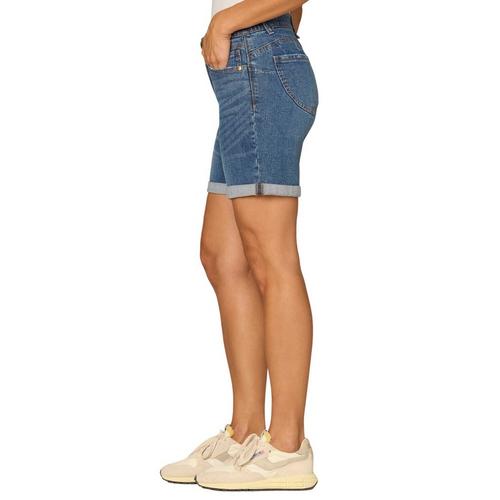 Women's Democracy “Ab”solution Booty Lift Roll Cuff Jean Shorts - Primary Image