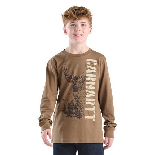 Kids' Carhartt Big Deer Graphic Long Sleeve T-Shirt - Primary Image