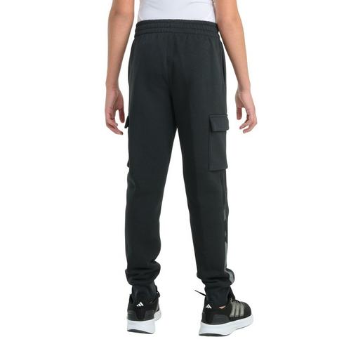 Kids' adidas Elastic Waistband 3-Stripe Halftone Cargo Joggers - Primary Image