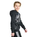 Kids' adidas Colorblock Halftone Printed Hoodie - Thumbnail 3 of 3