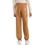 Girls' Carhartt Stretch Woven Cargo Pants - Thumbnail 3 of 3