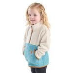 Toddler Girls' Carhartt Fleece 1/4 Zip Pullover - Thumbnail 2 of 3
