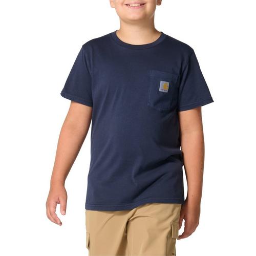 Boys' Carhartt Garment Dye Pocket T-Shirt - Primary Image