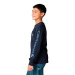 Kids' Carhartt Re-Engineered Garment Dye Pocket Long Sleeve T-Shirt - Thumbnail 3 of 3