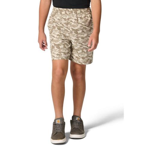 Boys' Carhartt Elastic Wasitband Rugged Flex Ripstop Camo Shorts - Primary Image