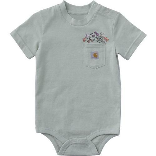 Baby Carhartt Garden Pocket Onesie - Primary Image