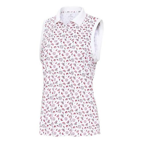 Women's Antigua Independence Sleeveless Polo - Primary Image