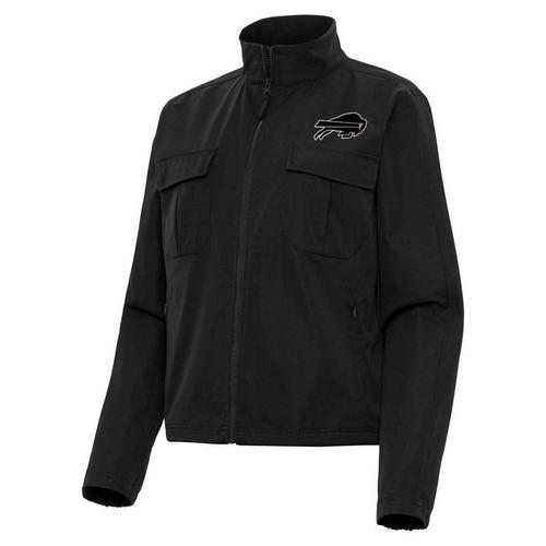 Antigua Women's Buffalo Bills Brushed Carbon Even Par Jacket - Primary Image