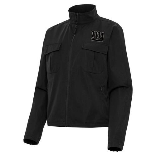 Antigua Women's New York Giants Brushed Carbon Even Par Jacket - Primary Image