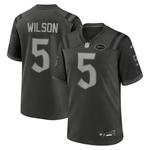 Nike New York Jets Garrett Wilson #5 Rivalries Game Jersey - Thumbnail 1 of 3