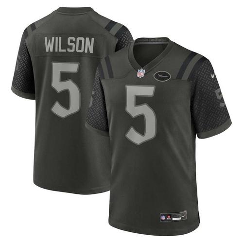 Nike New York Jets Garrett Wilson #5 Rivalries Game Jersey - Primary Image