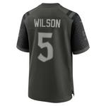 Nike New York Jets Garrett Wilson #5 Rivalries Game Jersey - Thumbnail 2 of 3