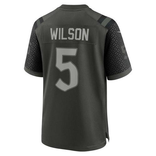 Nike New York Jets Garrett Wilson #5 Rivalries Game Jersey - Primary Image