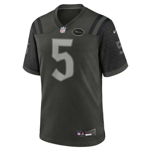 Nike New York Jets Garrett Wilson #5 Rivalries Game Jersey - Primary Image