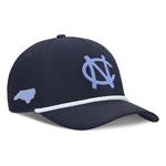 Nike North Carolina Tar Heels Rise Rope Stretch Fit Hat - Thumbnail 3 of 4