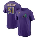 Nike Arizona Diamondbacks Randy Johnson #51 Cooperstown Collection Name & Number T-Shirt - Thumbnail 1 of 3