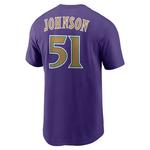 Nike Arizona Diamondbacks Randy Johnson #51 Cooperstown Collection Name & Number T-Shirt - Thumbnail 2 of 3