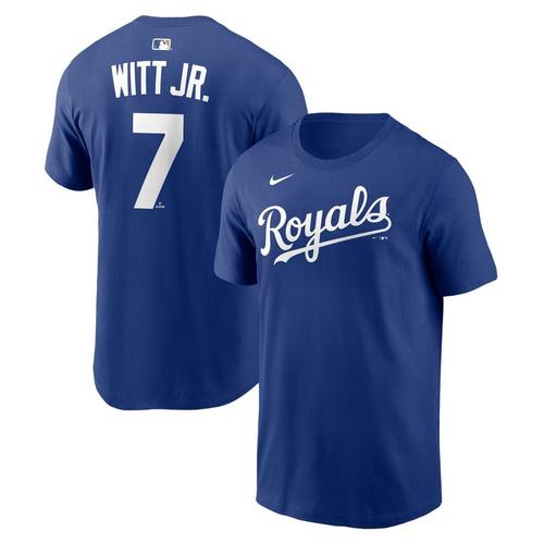 Nike Kansas City Royals Bobby Witt Jr. #7 Name & Number T-Shirt - Primary Image