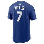 Nike Kansas City Royals Bobby Witt Jr. #7 Name & Number T-Shirt - Thumbnail 2 of 3