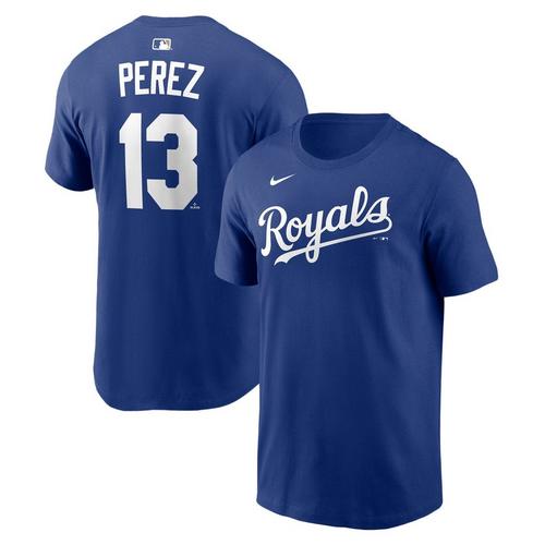 Nike Kansas City Royals Salvador Perez #13 Name & Number T-Shirt - Primary Image