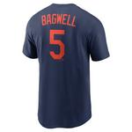 Nike Houston Astros Jeff Bagwell #5 Cooperstown Collection Name & Number T-Shirt - Thumbnail 2 of 3