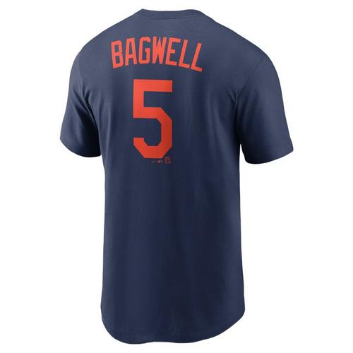 Nike Houston Astros Jeff Bagwell #5 Cooperstown Collection Name & Number T-Shirt - Primary Image