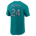 Nike Seattle Mariners Ken Griffey Jr. #24 Cooperstown Collection Name & Number T-Shirt - Thumbnail 2 of 3