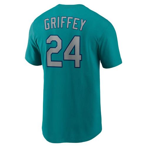 Nike Seattle Mariners Ken Griffey Jr. #24 Cooperstown Collection Name & Number T-Shirt - Primary Image