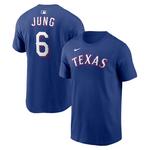 Nike Texas Rangers Josh Jung #6 Name & Number T-Shirt - Thumbnail 1 of 3