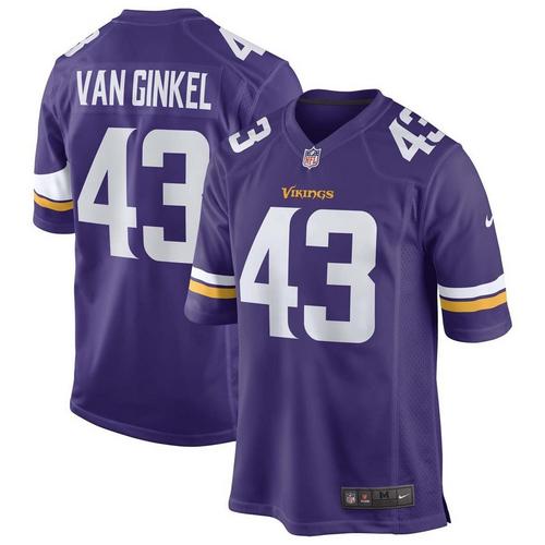 Nike Minnesota Vikings Andrew Van Ginkel #43 Game Jersey - Primary Image