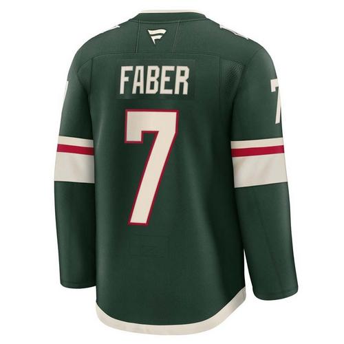 Fanatics Minnesota Wild Brock Faber #7 Premium Jersey - Primary Image