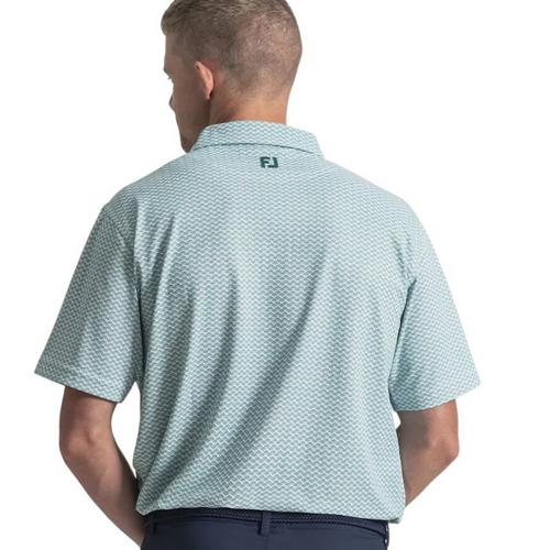 Men's FootJoy Scallop Geo Pique Polo - Primary Image