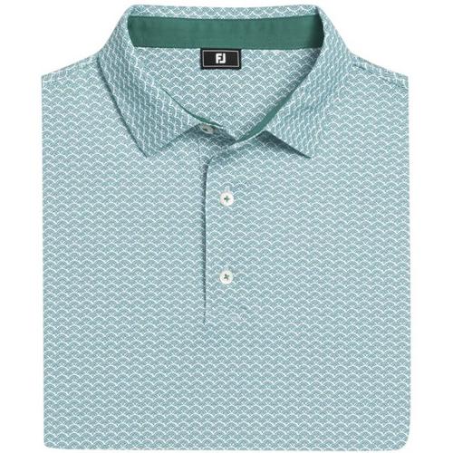 Men's FootJoy Scallop Geo Pique Polo - Primary Image